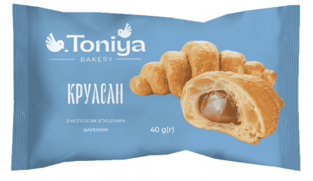 Круассан фасованный Сгущенка (33 шт*40 гр) 1,32 кг TONIYA - 19718